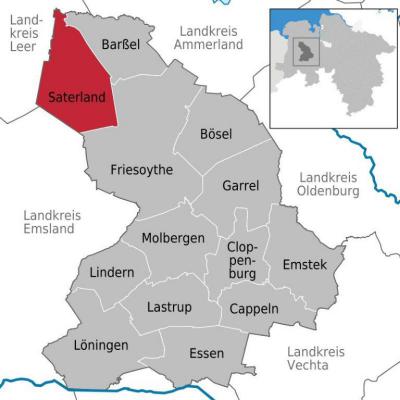 Duitsland - Nedersachsen - Oldenburger Land - Strcklingen